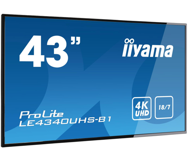 IIYAMA 42.5'' LE4340UHS-B1 Czarny - 443916 - zdjęcie 2